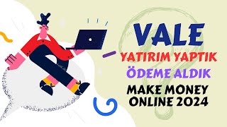 VALE ğŸ¤‘ YATIRIM YAPTIK ğŸ’¸ Ã–DEME ALDIK ğŸ’£ NEW USDT CLOUD MINING 2024 [upl. by Littman69]