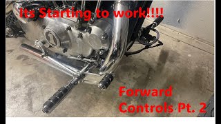 Forward Controls Part 2  1974 Ironhead Chopper [upl. by Yank]