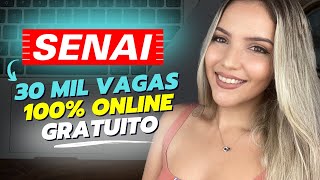 CURSO ONLINE GRATUITO do SENAI com CERTIFICADO GRÁTIS  PROFISSIONALIZANTE  Mari Rel [upl. by Alolomo619]