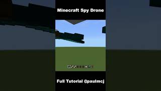 Working Spy Drone in Minecraft No Mods [upl. by Celestyna]