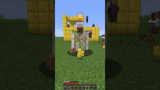 Project Building by Hiring Villagers vs Emoji Mistake Reaction meme shorts minecraft [upl. by Nevram500]