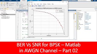 BPSK over AWGN channel in matlab part 01 [upl. by Masera513]