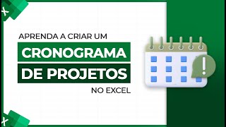 Aprenda a Criar um Cronograma de Projeto Automático no Excel [upl. by Pinsky]