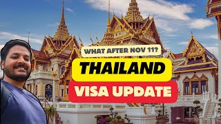 Thailand Visa BIG UPDATE  Thailand Visa Extended For Indian  Thailand November 11 [upl. by Durkee]