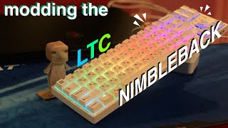 65 Budget Keyboard  LTC Nimbleback Keyboard Modding and Sound Test [upl. by Luapleahcim873]