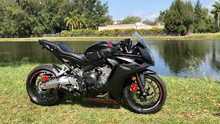 2015 HONDA CBR650F WALKAROUND SC PROJECT EXHUAST [upl. by Treble]