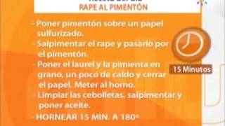 Rape al Pimentón Receta Mira la Vida [upl. by Menendez]