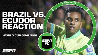 Brazil vs Ecuador Reaction There is NOTHING exciting about this Brazil team – Moreno  ESPN FC [upl. by Anderer927]