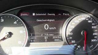 2012 Audi A6 30 TDI Quattro Acceleration [upl. by Novelia155]