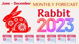 Rabbit monthly luck 2023JuneJulyAugustSeptemberOctoberDecember [upl. by Auoy]