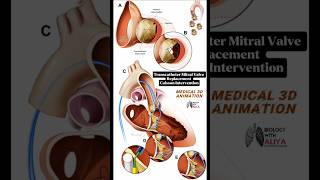 Transcatheter Mitral Valve Replacement  Caisson Intervention medical animation 3d short [upl. by Nojel330]