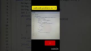 Longest common prefix  Leetcode problem solving leetcode java shots [upl. by Coady]