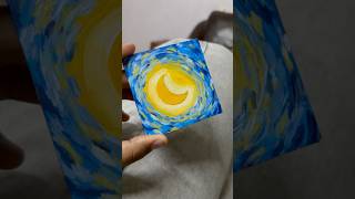 Starry night acrylic acrylicpainting blue starrynight vincentvangogh [upl. by Cleopatre85]