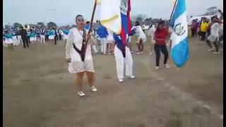 corozal community College marching band band fest 2017 with Guatemala marching band [upl. by Miharbi]