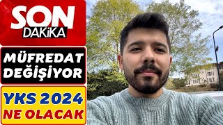 YKS Müfredatı DEĞİŞİYOR   YKS 2024 NE OLACAK  NASIL ÇALIŞACAĞIZ yks yks2024 [upl. by Alodie257]