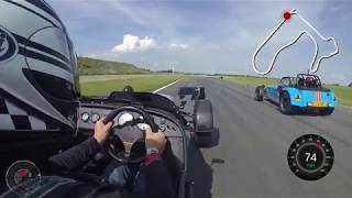 Caterham 7 18 K Series Chasing 620R Long [upl. by Ahsietal]