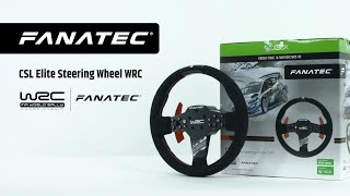 CSL Elite Steering Wheel WRC  FANATEC [upl. by Enitsirt]