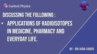 Applications of Radioisotopes [upl. by Lenard377]