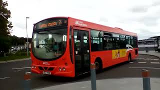 Translink Foyle Metro 841 departing from Derry  Londonderrys train station 190522 [upl. by Caitlin]