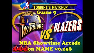 NBA Showtime Arcade on MAME v0258 Game 9 [upl. by Friedly]