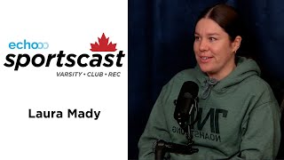 Sportscast Spotlight Laura Mady McKenzie Sports Management Pro former Lakers hockey forward [upl. by Kyred]