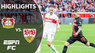 STREAK CONTINUES 🤯 Stuttgart vs Bayer Leverkusen  Bundesliga Highlights  ESPN FC [upl. by Neelear]