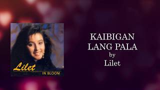 Lilet  Kaibigan Lang Pala Lyrics Video [upl. by Tullius300]