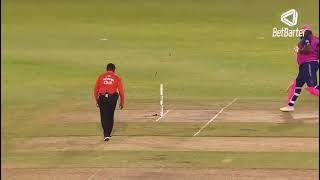 Rahkeem Cornwall is Run Out After HARDLY Moving Between the Wickets  CPL 2023 [upl. by Anoyi499]