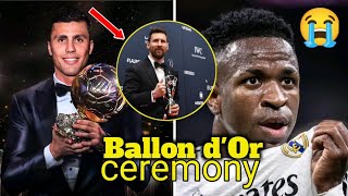 🚨MESSI SPEAKS OUT at 2024 Ballon dOr [upl. by Burkle497]