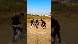 Circle vs balloon fight game6CHALLANGERBOYS circle balloon fight shorts fun [upl. by Solegnave894]