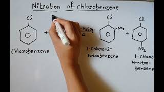 Nitration of chlorobenzene class11amp12th [upl. by Johny125]