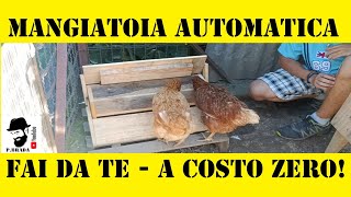 Come creare una Mangiatoia automatica per galline Fai da Te [upl. by Essilevi]