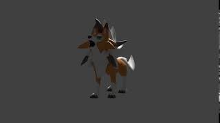 Lycanroc Dusk Form Howl Animation Test [upl. by Schlicher]