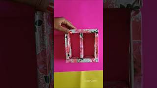 Simple and Easy Desktop Organizer box wastematerialcraft diy craft [upl. by Micro353]