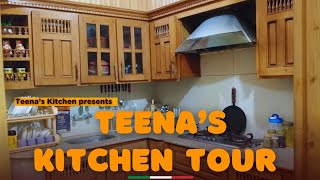 Teenas kitchen tourkitchen organizationkitchen decor ideas wooden kitchen ideas [upl. by Oicirtap343]