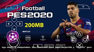 PES 2020 PPSSPP LITE 200MB Camera PS4 Android Offline Best Graphics New Update 2020 [upl. by Linda]