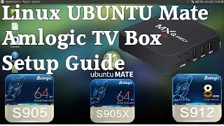 Amlogic S905 S912 Armbian Ubuntu Mate Debian Linux Desktop Dual Boot Install Guide [upl. by Jonati]