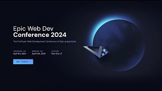 Epic Web Conf 2024 Live 🔴 Morning [upl. by Eiramesor]