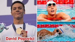 Paris Olympics 2024  David Popovici Wins Gold Medal the mens 200 metres freestyle at Paris 2024 [upl. by Creight]