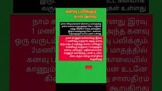 கனவு பலிக்கும் கால அளவு kanavu palikkum kala alavu [upl. by Cath57]