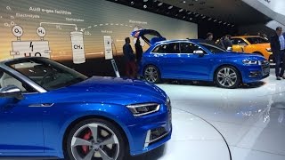 AUDI S5 Convertible SQ5 amp Q8 Concept Geneva Motor Show 2017  Walk Around [upl. by Eniawtna]