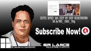 DepEd Office 365 Step by Step Registration  Free Portal Not Working Anymore [upl. by Ermeena]