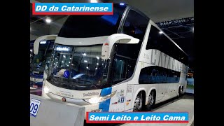 DD Semi Leito  Leito cama da Catarinense na SantosSP X CuritibaPR [upl. by Anawek]