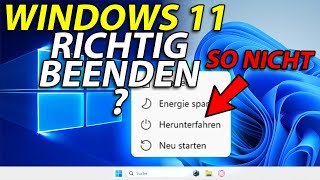 Wieso wir Windows alle falsch beenden 🚫 Und wie du das ändern kannst [upl. by Euqinommod979]