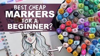 Ohuhu Markers Review 80 Marker Set  Best Cheap Markers for a Beginner [upl. by Elfreda]