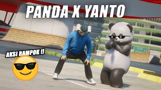 BERSATUNYA PANDA KEMATIAN DAN YANTO CUKURUKUK  GTA V ROLEPLAY [upl. by Kaete203]