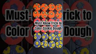 MustKnow Trick to Color Cookie Dough cookies baking tipsandtricks [upl. by Elysia]