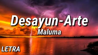 Maluma  DesayunArte Letralyrics [upl. by Shaylyn85]