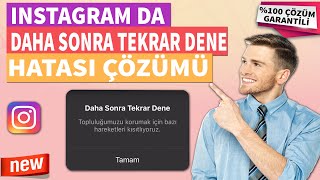 Instagram Topluluğumuzu Korumak İçin Hatası Çözümü [upl. by Orutra]