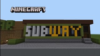 Construindo o subway no minecraft [upl. by Yahska]